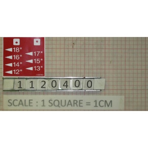 DECAL WIDTH - 1120400