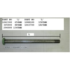SHAFT 84S DISC 1345MM LONG - 296000